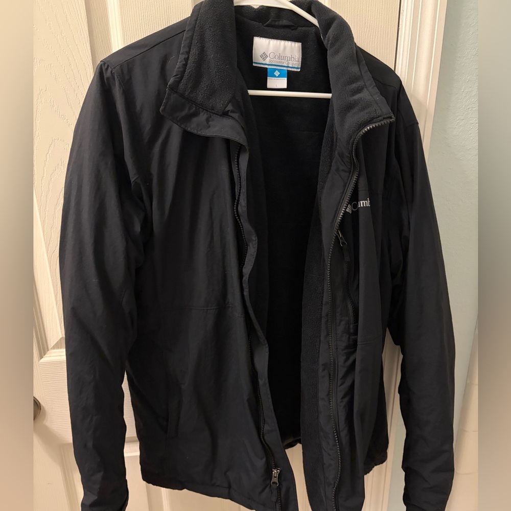 Men’s Columbia jacket size large black